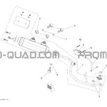 Système Échappement pour Can-am Toutes les cylindrées 2009 DS 70