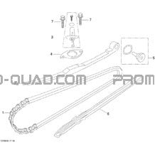 Tensionneur De Chaîne pour Can-am Toutes les cylindrées 2009 DS 70