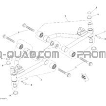 Bras De Suspension Avant pour Can-am Toutes les cylindrées 2009 DS 70
