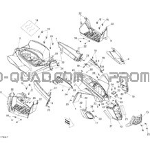 Carrosserie Et Accessoires pour Can-am Toutes les cylindrées 2009 DS 70