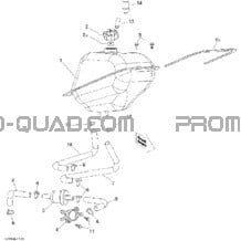 Système Alimentation pour Can-am Toutes les cylindrées 2009 DS 90 X