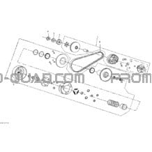 Embrayage pour Can-am Toutes les cylindrées 2009 DS 90 X