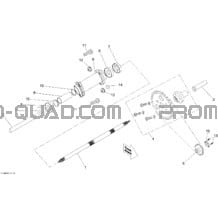 Système Entraînement Arrière pour Can-am Toutes les cylindrées 2009 DS 90 X