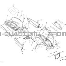 Body And Accessories NA pour Can-am Toutes les cylindrées 2009 DS 90 X