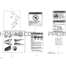 Accessoires Et Décalques pour Can-am Toutes les cylindrées 2009 DS 90