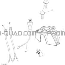 Lumière Indicateur Et Couvercle pour Can-am Toutes les cylindrées 2009 DS 90