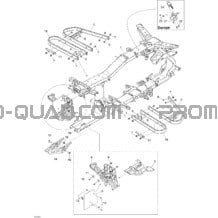 Châssis pour Can-am Toutes les cylindrées 2009 Outlander 400 EFI