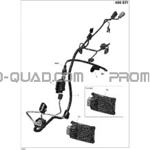 Câblage Moteur Et Module Électronique pour Can-am Toutes les cylindrées 2009 Outlander 400 EFI