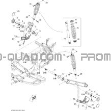 Suspension Arrière pour Can-am Toutes les cylindrées 2009 Outlander 650 EFI