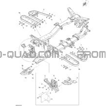 Châssis pour Can-am Toutes les cylindrées 2009 Outlander 650 EFI