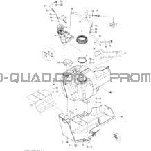 Système Alimentation pour Can-am Toutes les cylindrées 2009 Outlander 800R EFI XT