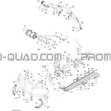 Carrosserie Et Accessoires 4 pour Can-am Toutes les cylindrées 2009 Outlander 800R EFI XT