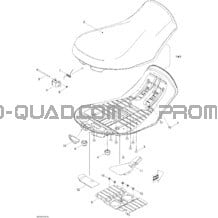Siège pour Can-am Toutes les cylindrées 2009 Outlander 800R EFI