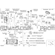 Câblage Principal pour Can-am Toutes les cylindrées 2009 Outlander 800R EFI