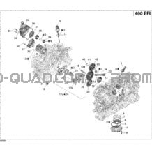 Lubrification Du Moteur pour Can-am Toutes les cylindrées 2009 Outlander Max 400 EFI