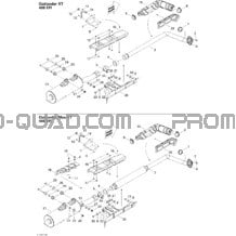 Système Échappement pour Can-am Toutes les cylindrées 2009 Outlander Max 400 EFI
