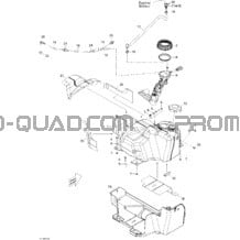 Système Alimentation pour Can-am Toutes les cylindrées 2009 Outlander Max 400 EFI