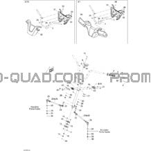 Direction pour Can-am Toutes les cylindrées 2009 Outlander Max 400 EFI