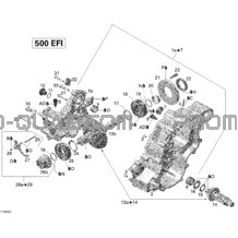 Arbre De Sortie De La Boîte De Vitesses pour Can-am Toutes les cylindrées 2009 Outlander Max 500 EFI XT