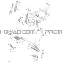 Suspension Avant XT pour Can-am Toutes les cylindrées 2009 Outlander Max 500 EFI XT
