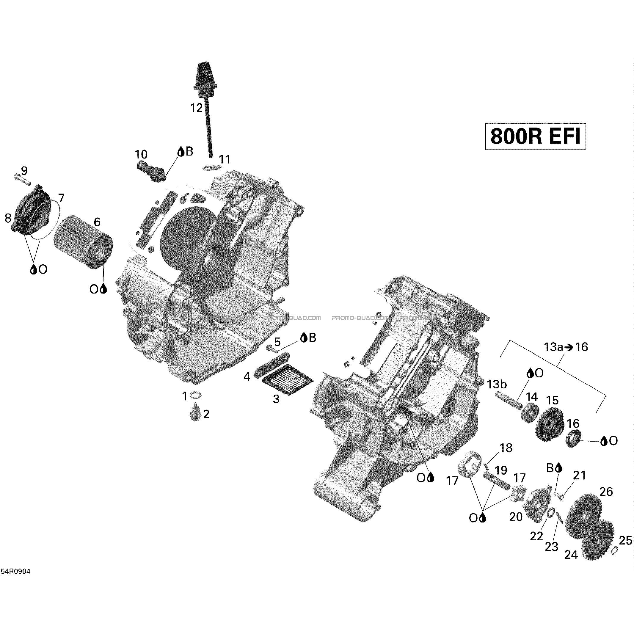 Lubrification Moteur  Can-am  2009 Toutes les cylindrées  Original parts OEMLubrification Moteur  Can-am  2009 Toutes les cylindrées  Original parts OEM