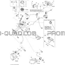 Accessoires Électriques 1 pour Can-am Toutes les cylindrées 2009 Outlander Max 800R EFI Ltd