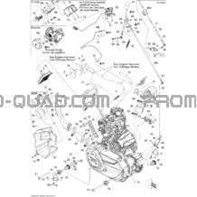 Moteur Et Support Moteur pour Can-am Toutes les cylindrées 2009 Outlander Max 800R EFI XT