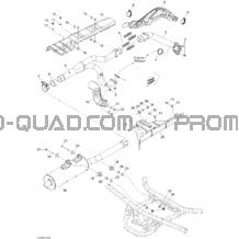 Système Échappement pour Can-am Toutes les cylindrées 2009 Outlander Max 800R EFI XT