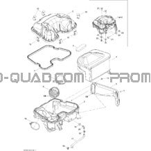 Silencieux Admission pour Can-am Toutes les cylindrées 2009 Outlander Max 800R EFI XT
