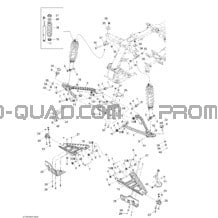 Suspension Avant XT pour Can-am Toutes les cylindrées 2009 Outlander Max 800R EFI XT
