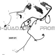 Engine Harness Outlander pour Can-am Toutes les cylindrées 2009 Outlander Max 800R EFI XT