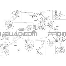 Freins Hydraulique pour Can-am Toutes les cylindrées 2009 Renegade 500