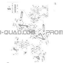 Suspension Avant 500 pour Can-am Toutes les cylindrées 2009 Renegade 500