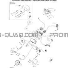 Accessoires Électriques Europe pour Can-am Toutes les cylindrées 2009 Renegade 800R EFI X