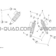 Amortisseurs pour Can-am Toutes les cylindrées 2010 DS 90 X