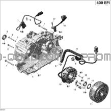 Magnéto pour Can-am Toutes les cylindrées 2010 Outlander 400 EFI