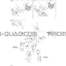 Direction pour Can-am Toutes les cylindrées 2010 Outlander 400 EFI