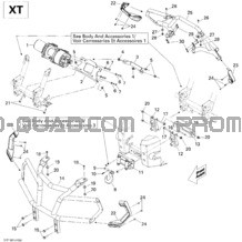 Carrosserie Et Accessoires XT pour Can-am Toutes les cylindrées 2010 Outlander 400 EFI