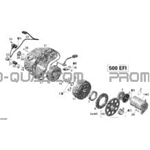 Magneto And Electric Starter V1_STD pour Can-am Toutes les cylindrées 2010 Outlander 500 EFI