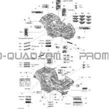 Décalques pour Can-am Toutes les cylindrées 2010 Outlander 500 EFI