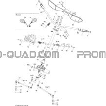 Direction XT pour Can-am Toutes les cylindrées 2010 Outlander 650 EFI