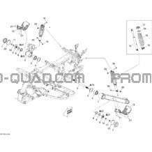 Suspension Arrière pour Can-am Toutes les cylindrées 2010 Outlander 650 EFI