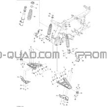 Suspension Avant 500 pour Can-am Toutes les cylindrées 2010 Outlander Max 500 EFI Ltd