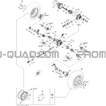 Système Entraînement Avant 500 EFI pour Can-am Toutes les cylindrées 2010 Outlander Max 500 EFI Ltd