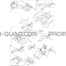 Carrosserie Et Accessoires 3 pour Can-am Toutes les cylindrées 2010 Outlander Max 500 EFI Ltd