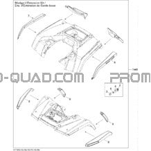 Carrosserie Et Accessoires 5 pour Can-am Toutes les cylindrées 2010 Outlander Max 500 EFI