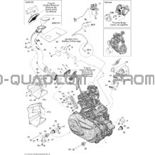 Moteur 1 pour Can-am Toutes les cylindrées 2010 Renegade 800R EFI Xxc
