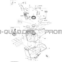 Système Alimentation pour Can-am Toutes les cylindrées 2010 Renegade 800R EFI Xxc