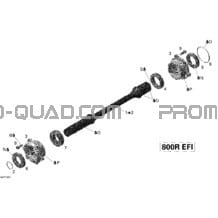 Arbre Entraînement pour Can-am Toutes les cylindrées 2010 Renegade 800R EFI Xxc