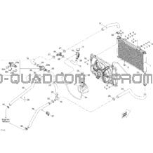 Système Refroidissement pour Can-am Toutes les cylindrées 2011 Commander 1000